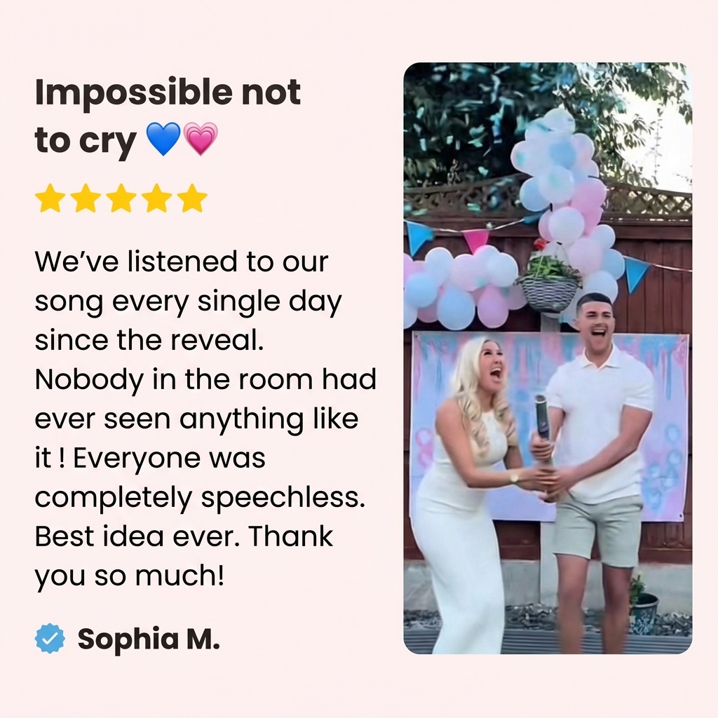 Custom Gender Reveal Song