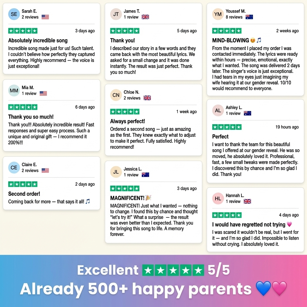 Custom Gender Reveal Song