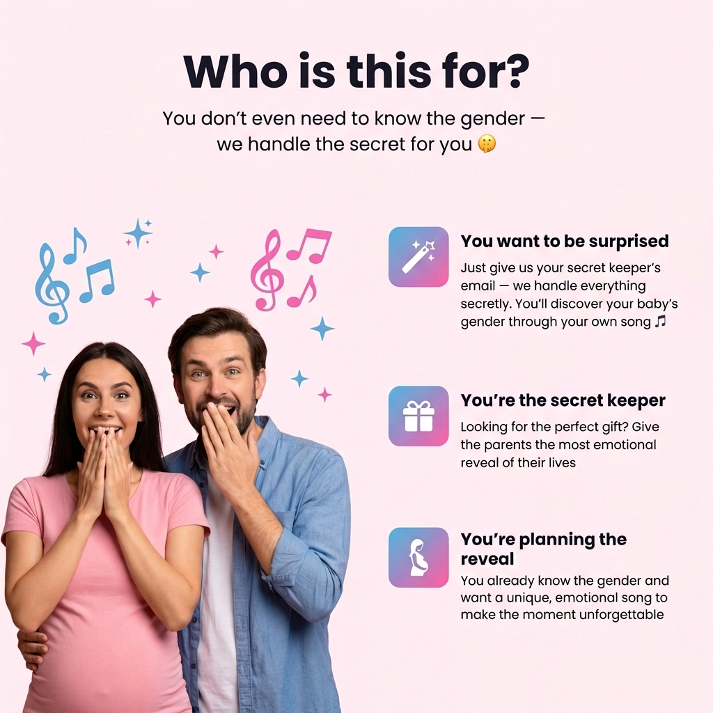 Custom Gender Reveal Song